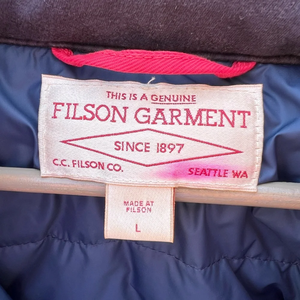 Filson Down Jacket - Large - Blue/Navy - Picture 2 of 14